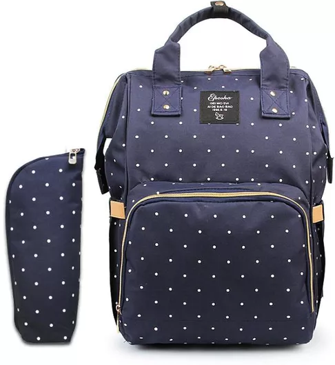 Τσάντα Μωρού Πλάτης Eposha Μπλε Πουά