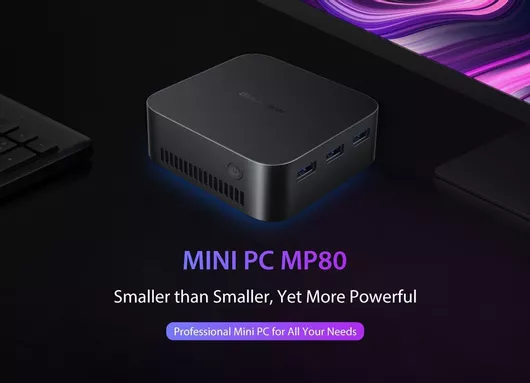 Mini PC BlackView MP80 Mini PC N-Series N97 / 16GB DDR4 / 512GB SSD / W11 Pro