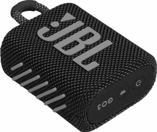 Ηχείο Bluetooth JBL Go 3 Αδιάβροχο 4.2W έως 5 Ώρες Λειτουργίας Μαύρο