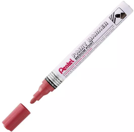 Pentel Ανεξίτηλος Μαρκαδόρος 3mm Κόκκινος