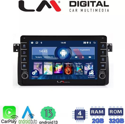 Ηχοσύστημα Αυτοκινήτου LM Digital για BMW Σειρά 3 (E46) 1998>2005 (Bluetooth/USB/WiFi/GPS/Android-Auto)