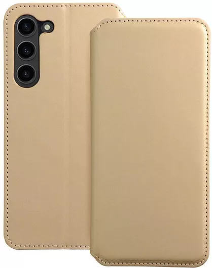 Samsung Book Δερμάτινο/Πλαστικό Χρυσό Samsung S24 Ultra