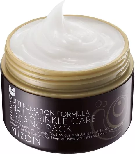 Mizon Snail Wrinkle Care Sleeping Μάσκα Προσώπου για Αντιγήρανση Νύχτας 80ml