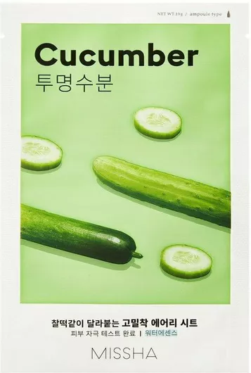 Missha Cucumber Sheets για Ενυδάτωση