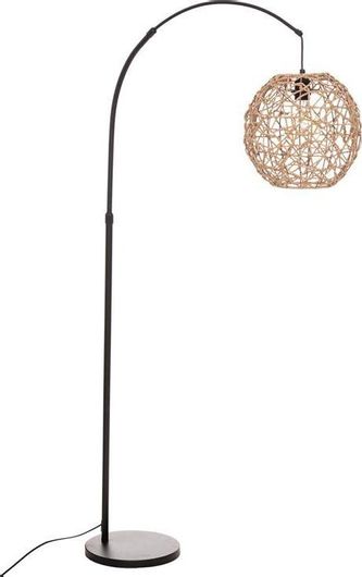Φωτιστικό Δαπέδου Spitishop Vintage 180x30cm με Ντουί για Λαμπτήρα E27 Μαύρο