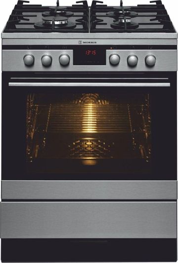 Morris Κουζίνα 77lt με Εστίες Υγραερίου Π60εκ. Inox