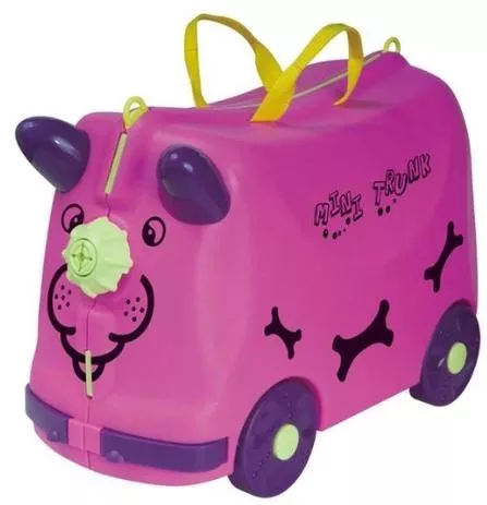 Βαλίτσα Ταξιδίου Καμπίνας Σκληρή Ύψους 47cm με 4 Ρόδες Μοβ