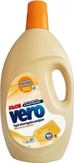 Υγρό Απορρυπαντικό Ρούχων Flos Vero Μασσαλίας 60 Μεζούρες