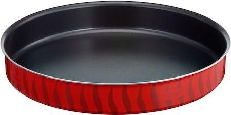 Ταψί Tefal Coral Flame Στρογγυλό Αλουμινίου με Αντικολλητική Επίστρωση 30cm