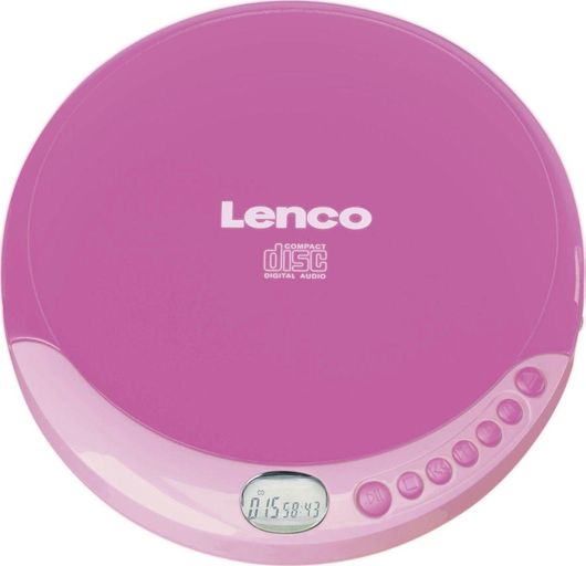 Φορητό Ηχοσύστημα Lenco CD-011 με CD Ροζ
