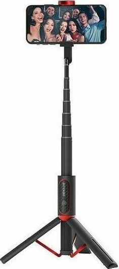 Τρίποδο Κινητού BlitzWolf BW-BS10 Selfie Stick με Bluetooth Μαύρο