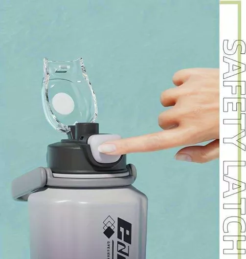 Μπουκάλι Πλαστικό BPA Free με Λαβή 1.5lt Μαύρο