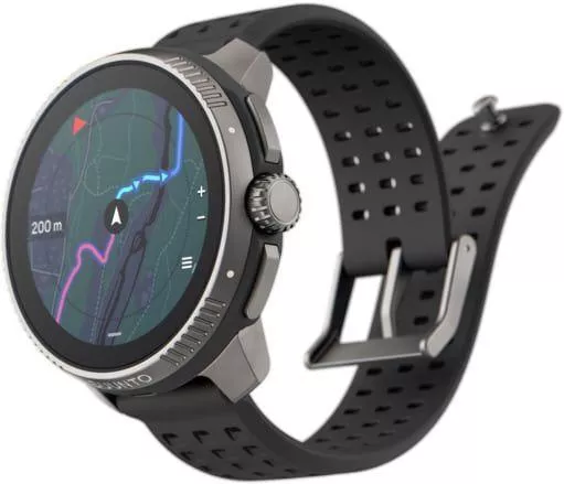 Suunto Race Titanium 49mm Αδιάβροχο Smartwatch με Παλμογράφο Charcoal