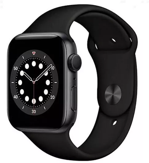 FK79 Series 6 Aluminium 44mm Smartwatch Μαύρο