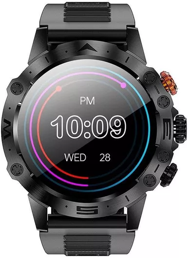 Smartwatch Hoco Y20 1.53'' Silicone Strap Black
