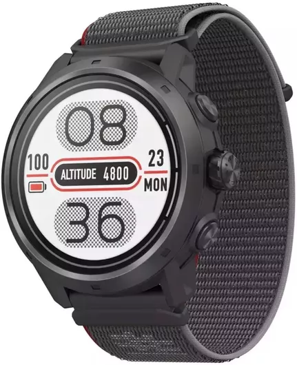 Coros Apex2 Pro Aluminium 47mm Αδιάβροχο Smartwatch με Παλμογράφο Μαύρο