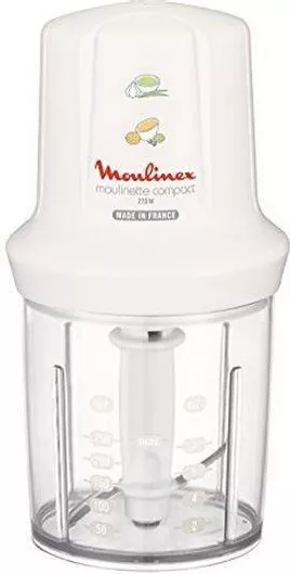 Moulinex Multimoulinette Compact Πολυκόπτης Multi 270W με Δοχείο 250ml Λευκός