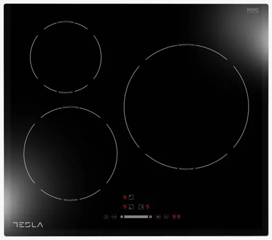 Tesla Επαγωγική Εστία Αυτόνομη με Λειτουργία Κλειδώματος 59x52εκ.