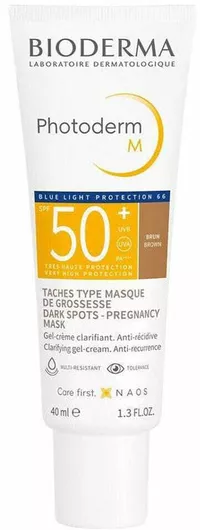 Αντηλιακή Λοσιόν Προσώπου Bioderma Photoderm M Marrón SPF50 με Χρώμα 40ml