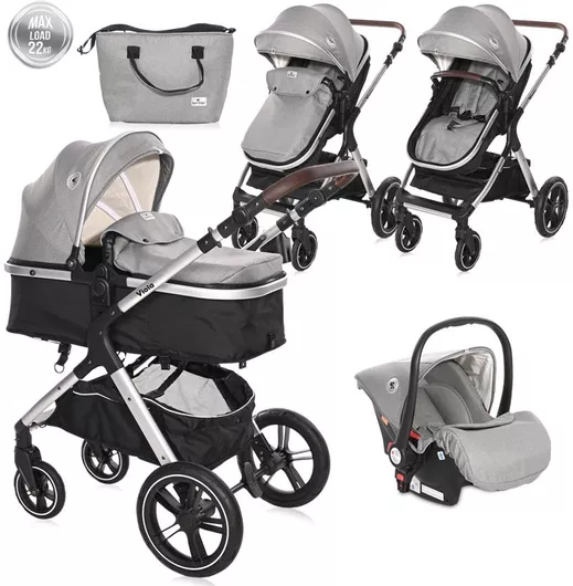 Πολυκαρότσι Lorelli Viola 3 in 1 Opaline Grey