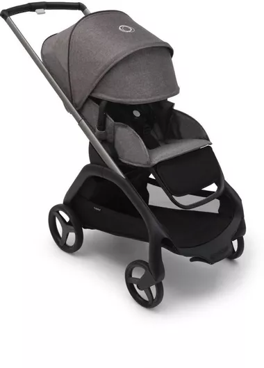 Καρότσι Μωρού Bugaboo Complete Dragonfly Ρυθμιζόμενο Graphite-Grey Melange