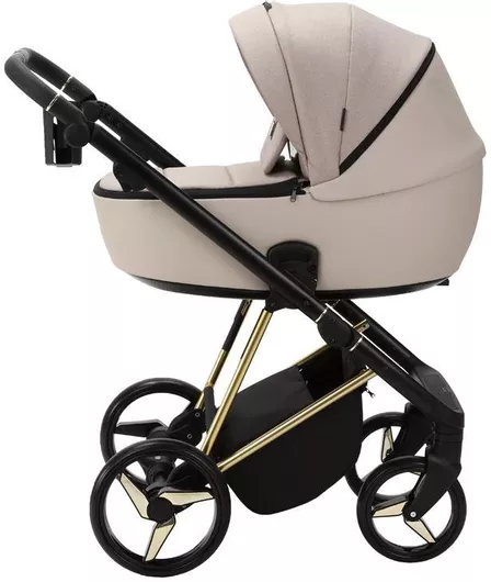 Καρότσι Μωρού Adamex Blanc Special Edition Ρυθμιζόμενο 3 σε 1 Beige