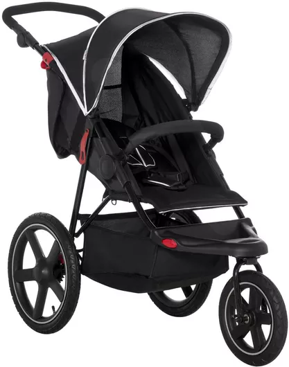 Καρότσι Μωρού HomCom Μαύρο