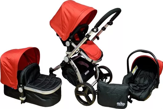 Πολυκαρότσι Miko Travel System Red