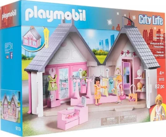 Playmobil Βαλιτσάκι City Life Take Along Fashion Store για 4 ετών
