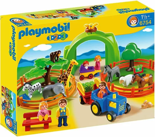 Playmobil 123 Μεγάλος Ζωολογικός Κήπος για 1.5 ετών