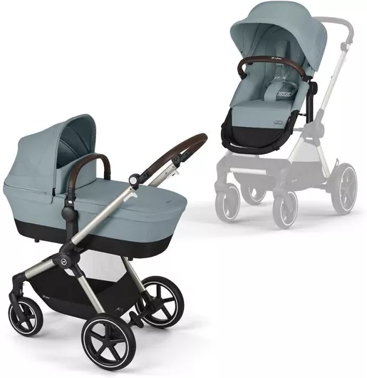 Καρότσι Μωρού Cybex Lux Ρυθμιζόμενο 2 σε 1 Sky Blue