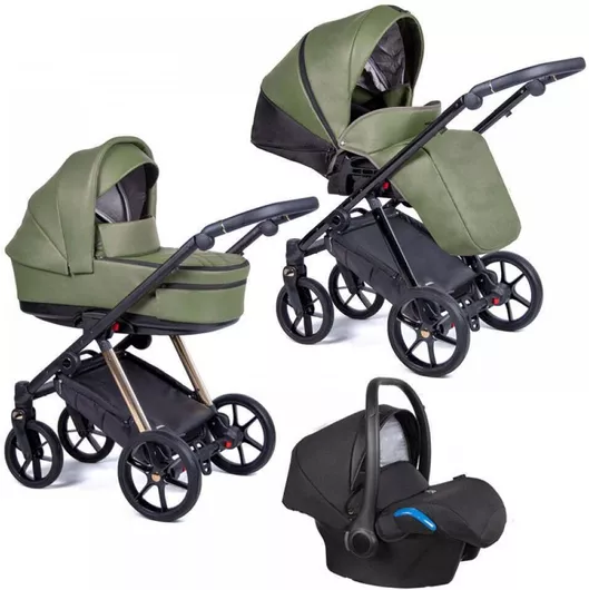 Καρότσι Μωρού Coletto Axiss Premium Ρυθμιζόμενο 3 σε 1 Χακί