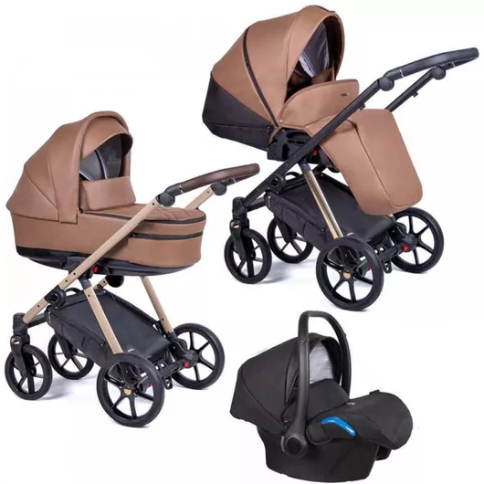 Καρότσι Μωρού Coletto Axiss Premium Ρυθμιζόμενο 3 σε 1 Καφέ