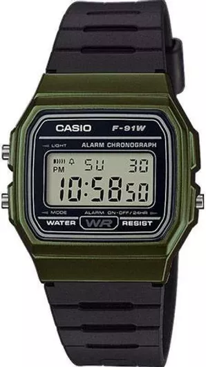 Ανδρικό Ρολόι Casio Collection Ψηφιακό Μπαταρίας με Μαύρο Καουτσούκ Λουράκι