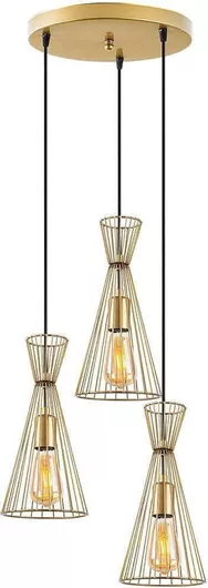 Opviq Κρεμαστό Φωτιστικό Κίτρινο 68εκ.