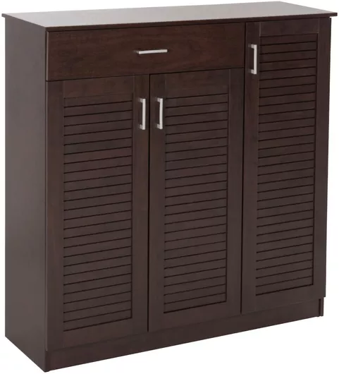 Ξύλινη Παπουτσοθήκη Wenge 120x37.5x121.5cm