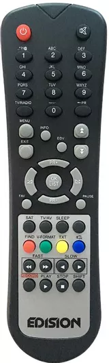 Γνήσιο Τηλεχειριστήριο Edision Hypnos/Trojan/Tyran/1600 & Ψηφιακού Δέκτη