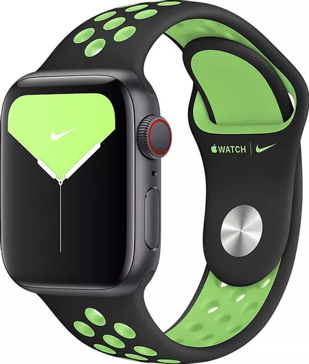 Apple Nike Sport Band Black/Lime Blast (Apple Watch 38/40mm)