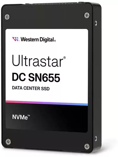 SSD Western Digital Ultrastar DC SN655 3.8TB 2.5'' NVMe PCI Express 4.0