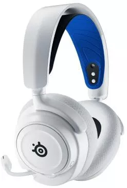 SteelSeries Arctis Nova 7P Ασύρματο Over Ear Gaming Headset με σύνδεση Bluetooth/USB Λευκό