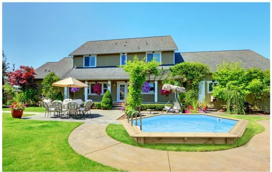 Πισίνα Ξύλινη ABATEC Summer Joy 355x307cm