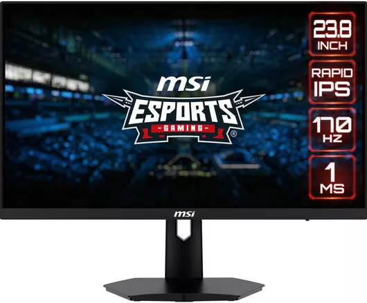 MSI G244F E2 IPS Gaming Monitor 23.8" FHD 1920x1080 180Hz με Χρόνο Απόκρισης 1ms GTG