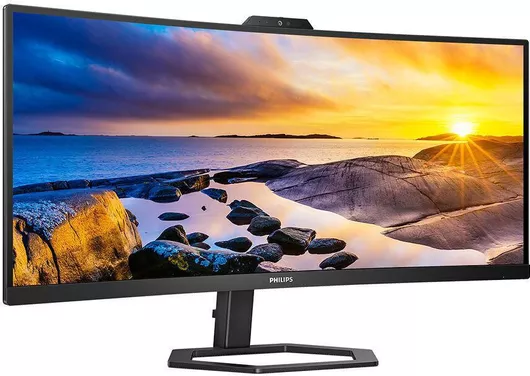 Philips 34E1C5600HE Ultrawide VA Monitor 34" QHD 3440x1440 με Χρόνο Απόκρισης 4ms GTG