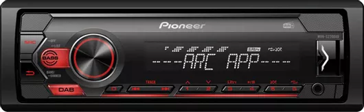 Ηχοσύστημα Αυτοκινήτου Pioneer MVH-S220DAB Universal 1DIN (USB/AUX) με Αποσπώμενη Πρόσοψη