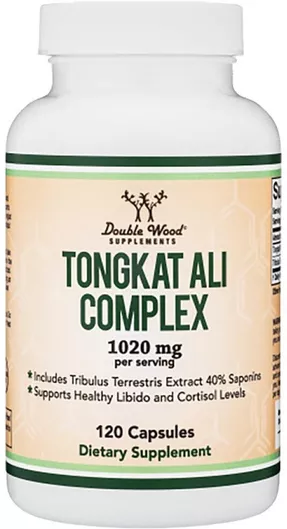 Double Wood Tongkat Ali Complex Ειδικό Συμπλήρωμα Διατροφής 120 κάψουλες