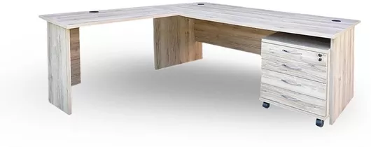 Γραφείο Γωνιακό Επαγγελματικό Ξύλινο 180x180x75cm