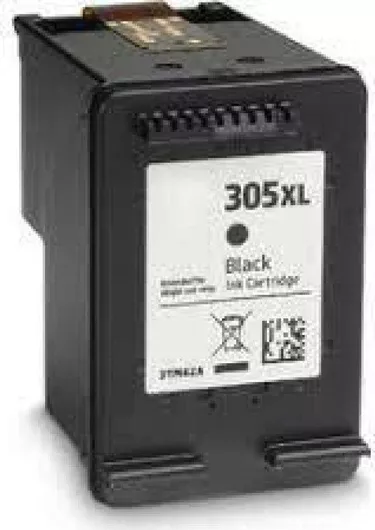Συμβατό Μελάνι Εκτυπωτή InkJet 3ym62ae 305xl HP Μαύρο