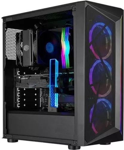 Gaming Desktop Vengeance Guardian-X8 Cooler Master Edition Ryzen 5-4500/16GB DDR4/512GB SSD/Radeon RX 6400/No OS
