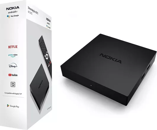 Nokia TV Box 8010 4K UHD με WiFi 4GB RAM & 32GB Αποθηκευτικό Χώρο με Λειτουργικό Android 11.0 & Google Assistant