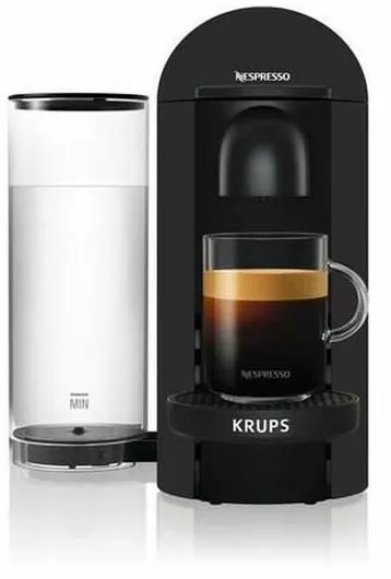Krups Vertuo Plus Καφετιέρα για Κάψουλες Vertuo Black